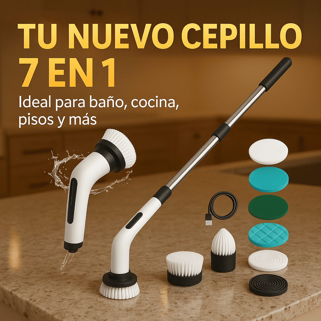Cepillo Eléctrico 7 en 1